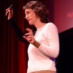 Nadine at TEDx in Geneva photo by Claire Belmont